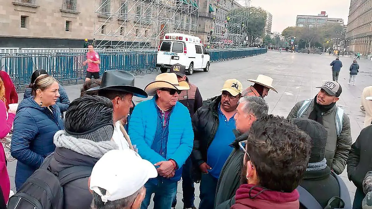 Productores zacatecanos en el Zócalo